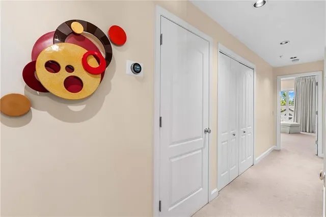 a view of entryway and hall