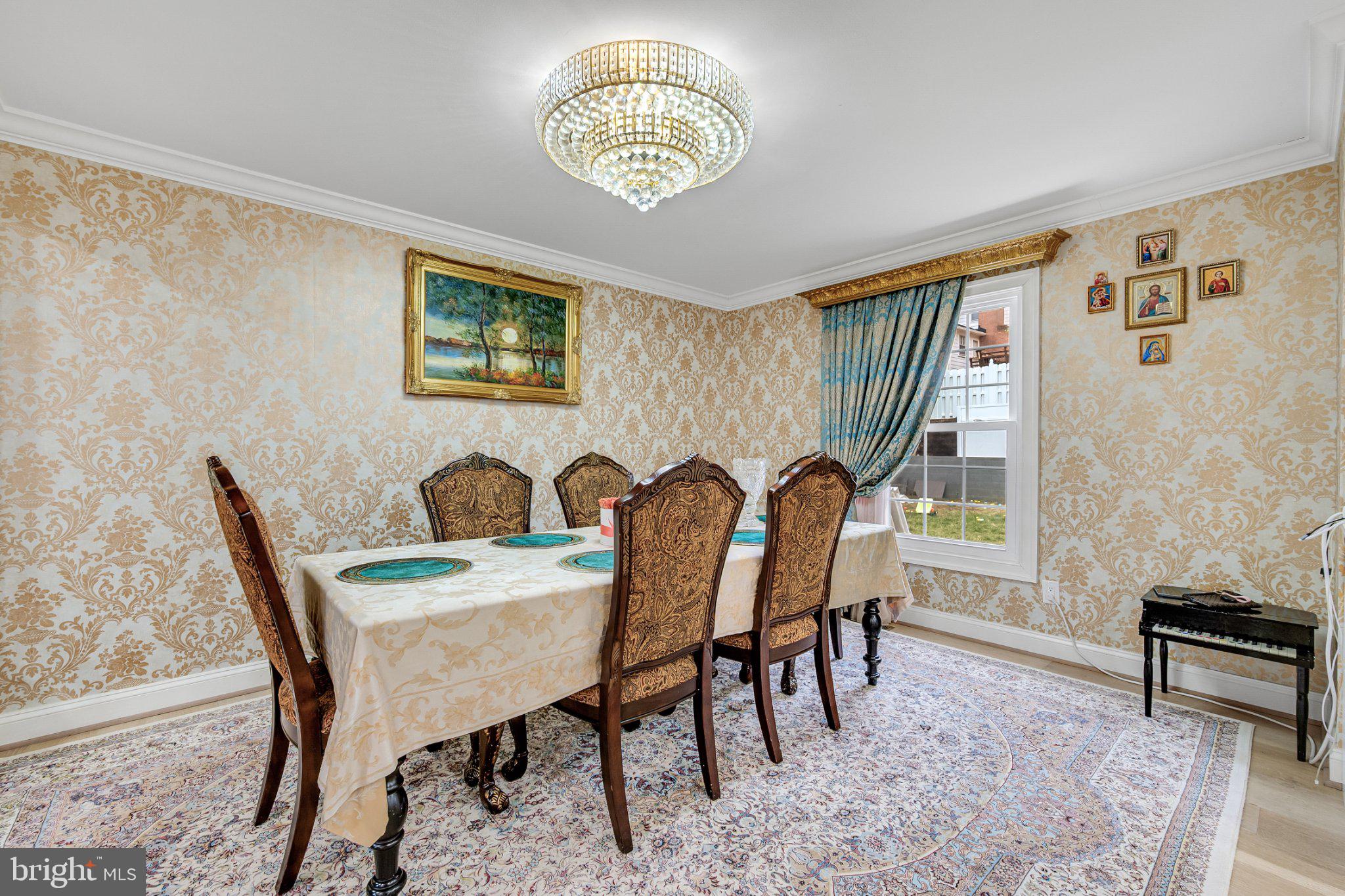 10904 Gainsborough Road Potomac, MD 20854 - Photo 21 of 32 Elegant dining space with vintage charm.