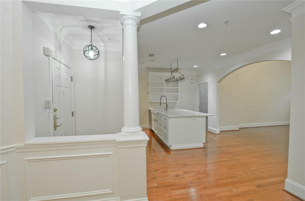 4100 Paces Walk Southeast, Unit 1305 Atlanta, GA 30339 - Photo 17 of 45 a bathroom with a bathtub and a shower