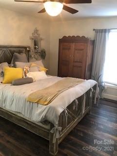 2270 Miller Road Salisbury, NC 28147 - Photo 19 of 33 a bedroom with a bed and wooden floor