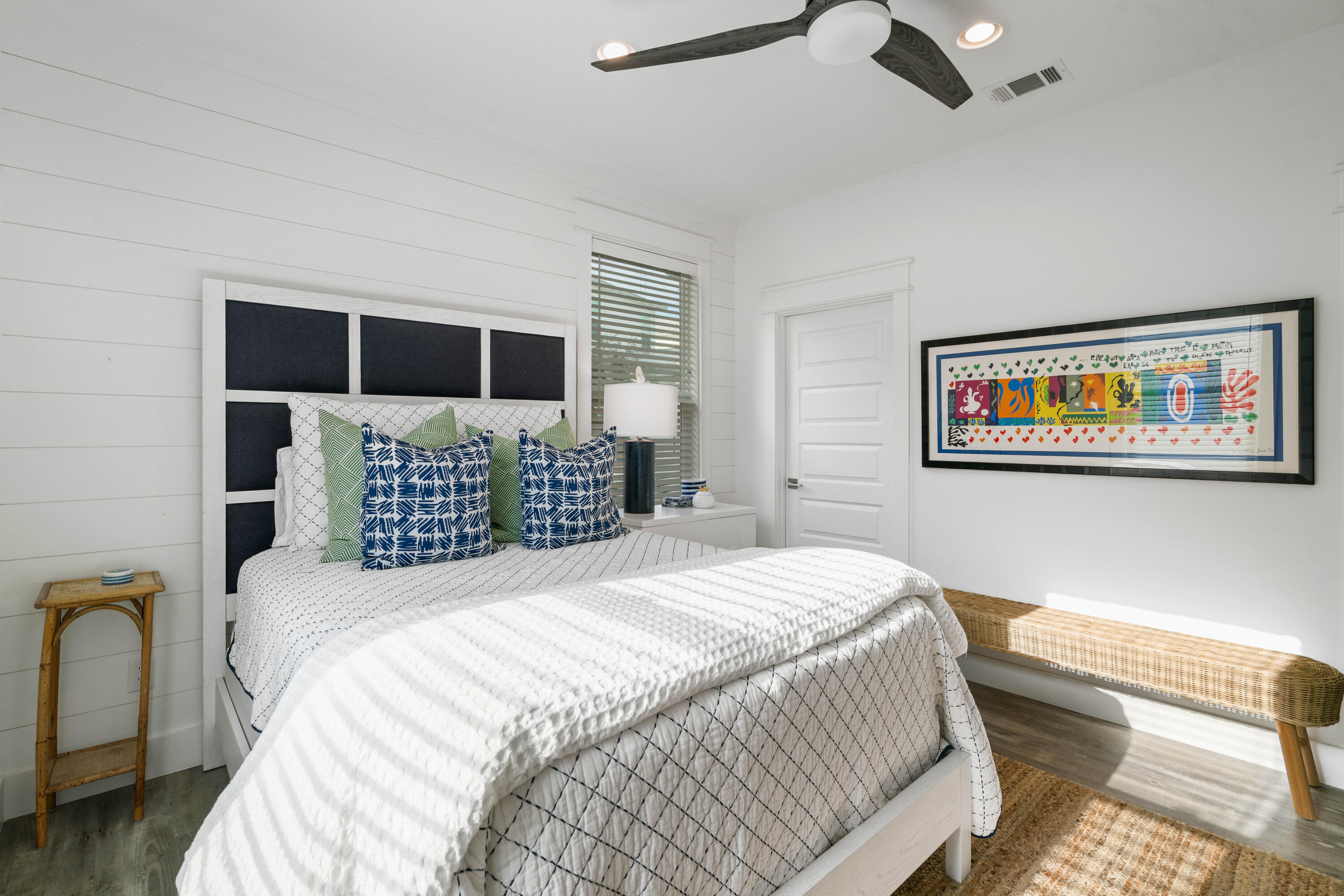 21 Seabreeze Blvd Inlet Beach Inlet Beach, FL 32461 - Photo 25 of 54 a bedroom with a large bed and a tv