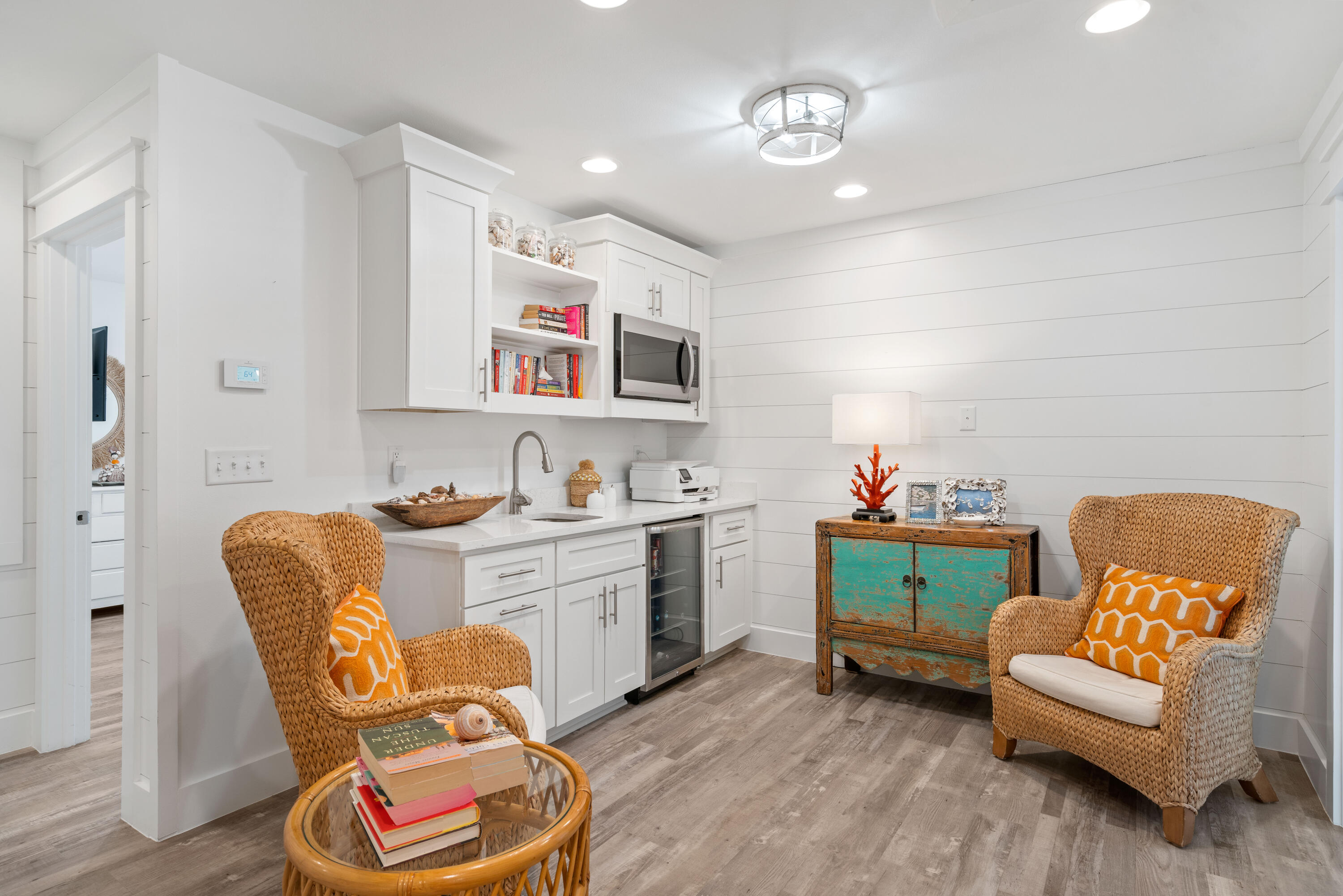 21 Seabreeze Blvd Inlet Beach Inlet Beach, FL 32461 - Photo 36 of 54 a living room with furniture and a wooden floor