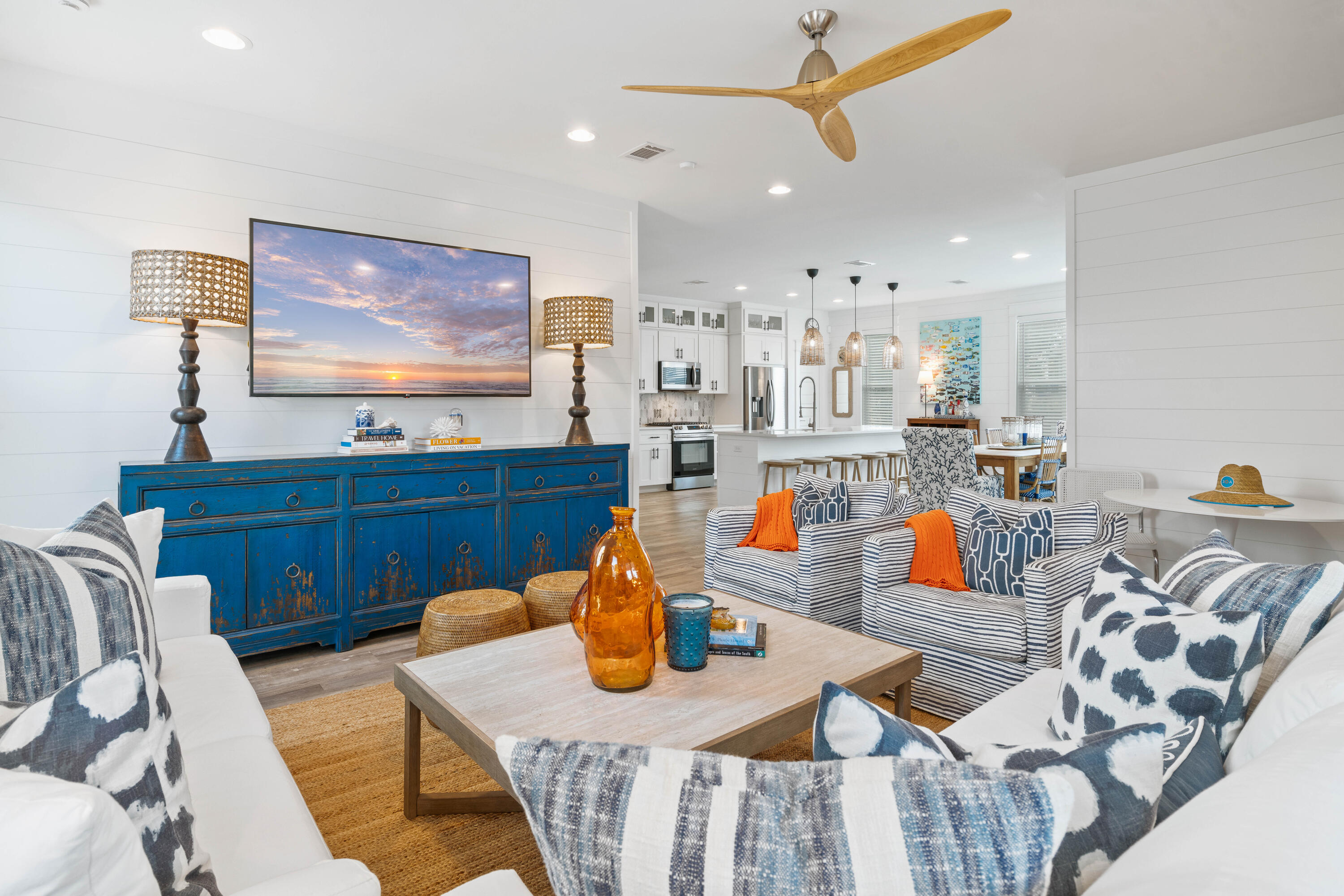 21 Seabreeze Blvd Inlet Beach Inlet Beach, FL 32461 - Photo 4 of 54 a living room with furniture and wooden floor