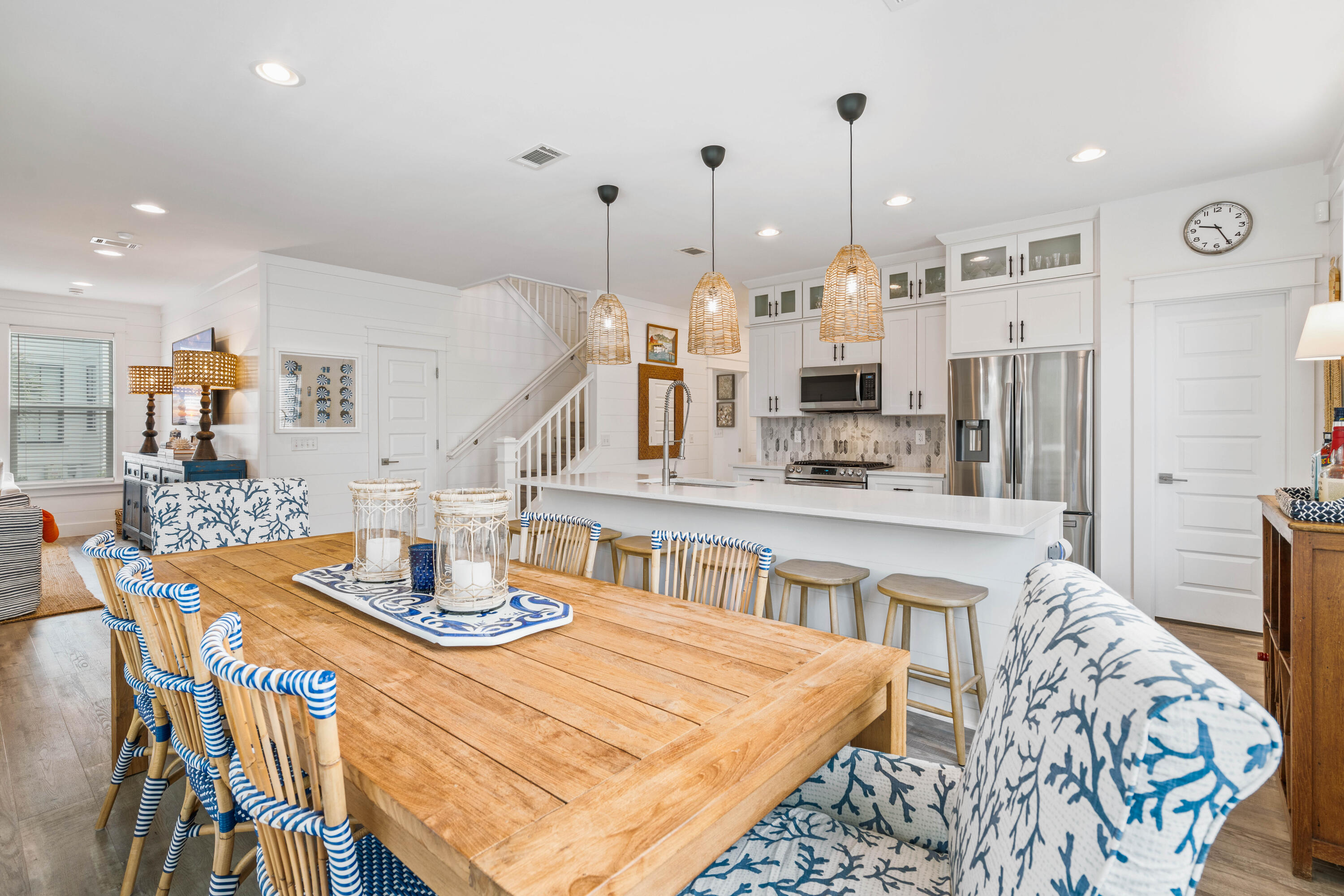 21 Seabreeze Blvd Inlet Beach Inlet Beach, FL 32461 - Photo 7 of 54 a dining room with furniture and wooden floor