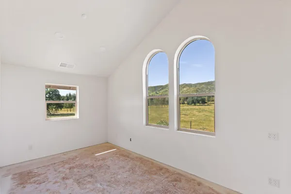 a view of a room with window