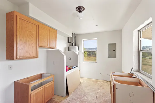 a room with furniture and window