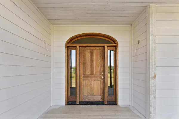 a view of front door