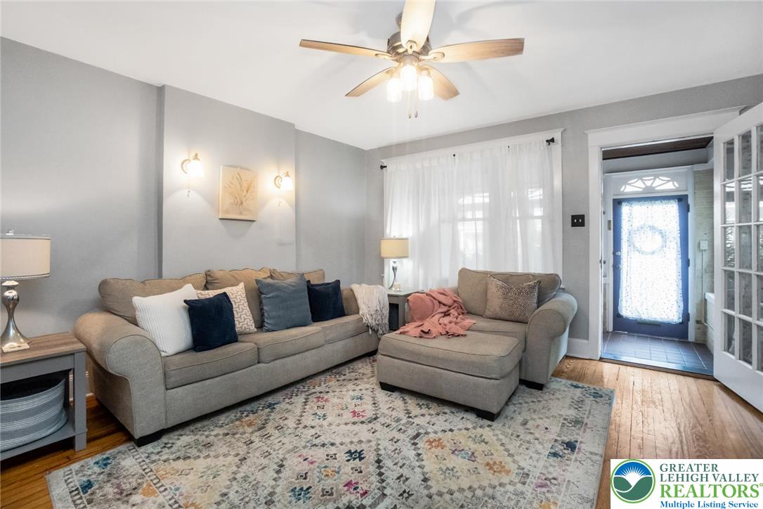 1209 Maple Street Bethlehem, PA 18018 - Photo 11 of 46 a living room with furniture and a wooden floor