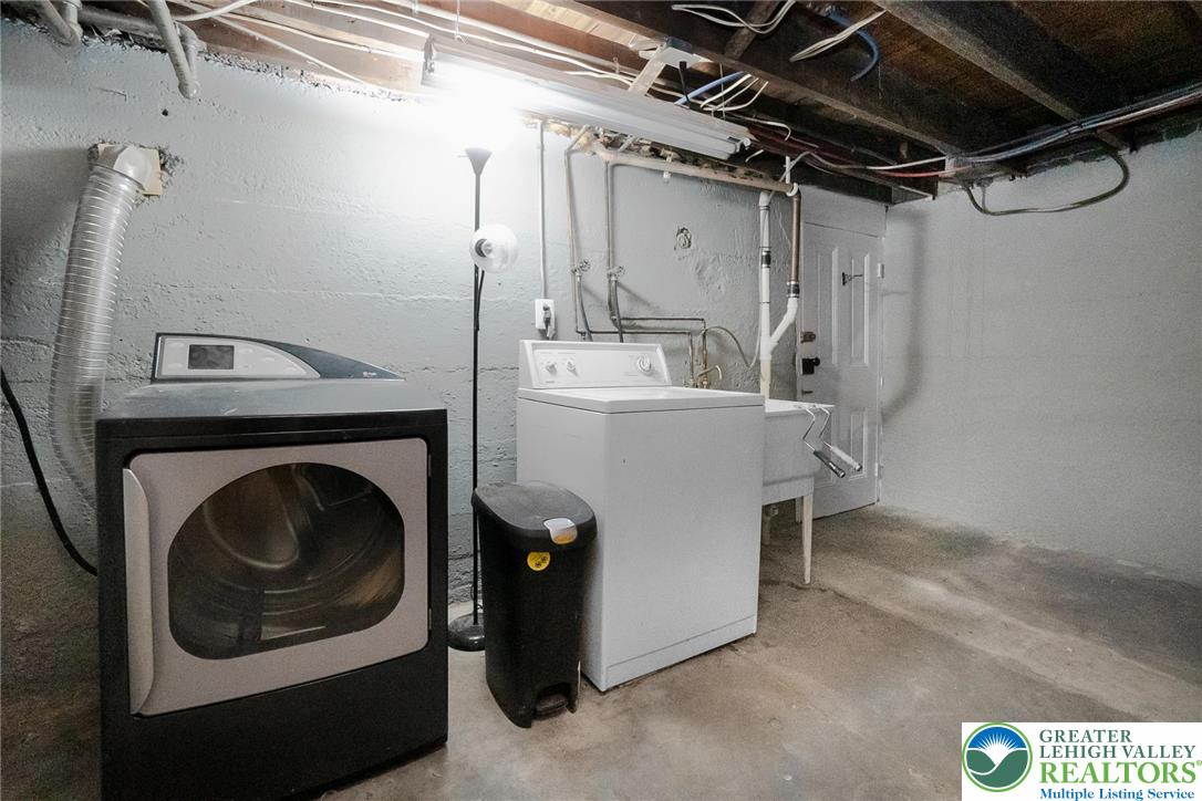 1209 Maple Street Bethlehem, PA 18018 - Photo 39 of 46 a utility room with dryer and washer