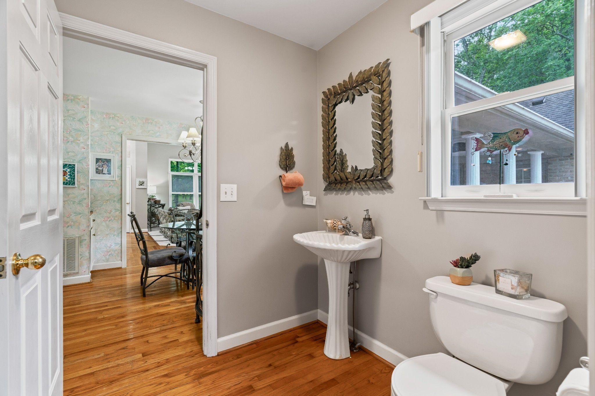 5544 South New Hope Road Hermitage, TN 37076 - Photo 26 of 62 a bathroom with a sink toilet and mirror
