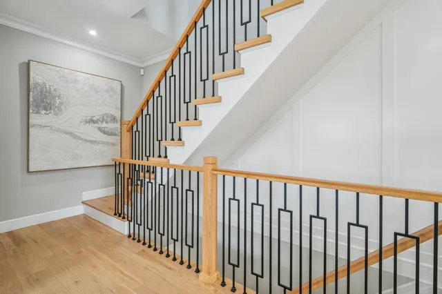 a bedroom with a bed and closet