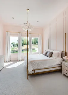 a view of an empty room with a balcony