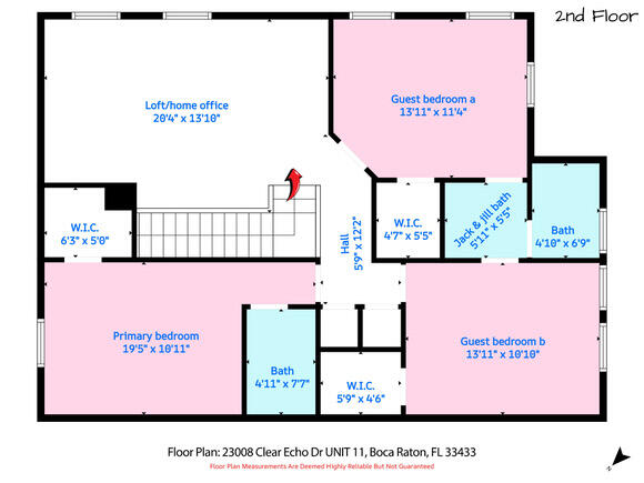 23008 Clear Echo Drive, Unit 11 Boca Raton, FL 33433 - Photo 80 of 80 20 Floor Plan