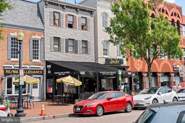 a sign on the side of a building