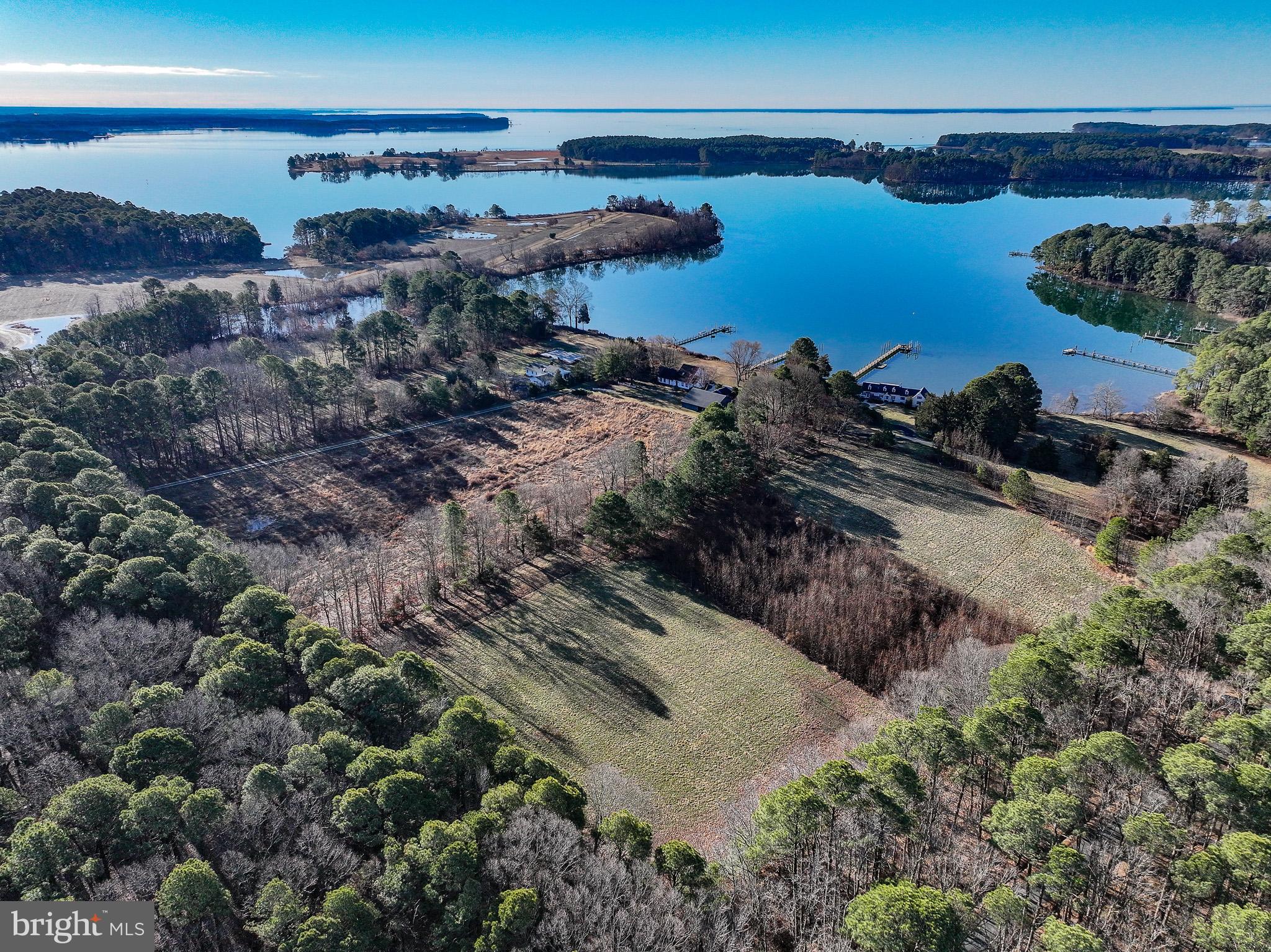 Cooper Point Road Bozman, MD 21612 - Photo 5 of 29 a view of a lake in middle of forest