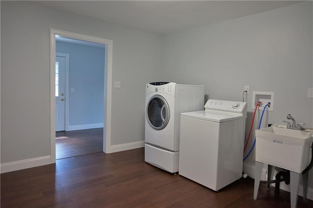221 Kilgallen Road Butler, PA 16002 - Photo 14 of 25 Spacious first floor laundry room with sink and the washer/dryer are included!