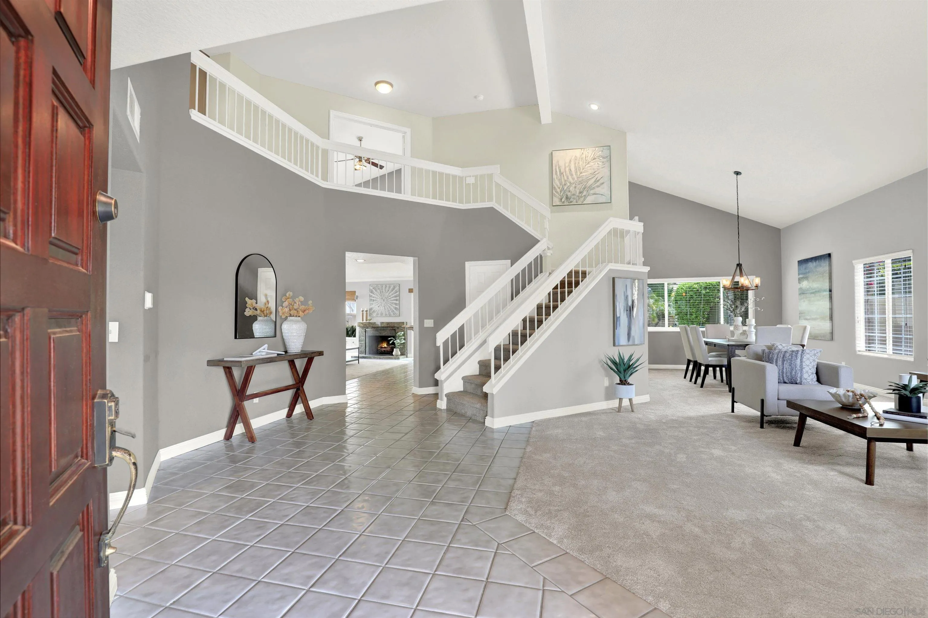 13901 Carriage Road Poway, CA 92064 - Photo 5 of 37 a view of a livingroom with furniture and a floor to ceiling window