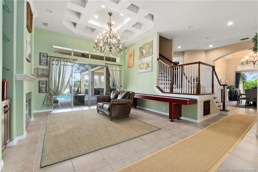 2937 Southwest Trailside Path Stuart, FL 34997 - Photo 13 of 78 Living area with view to Dining room