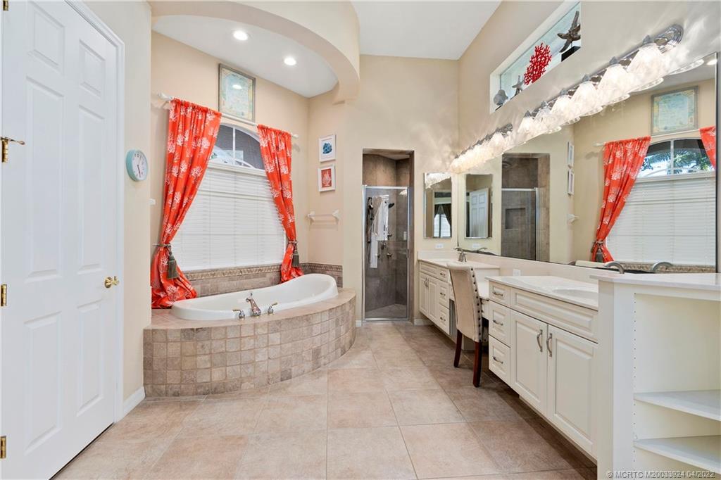 2937 Southwest Trailside Path Stuart, FL 34997 - Photo 34 of 78 Owner's Suite bath