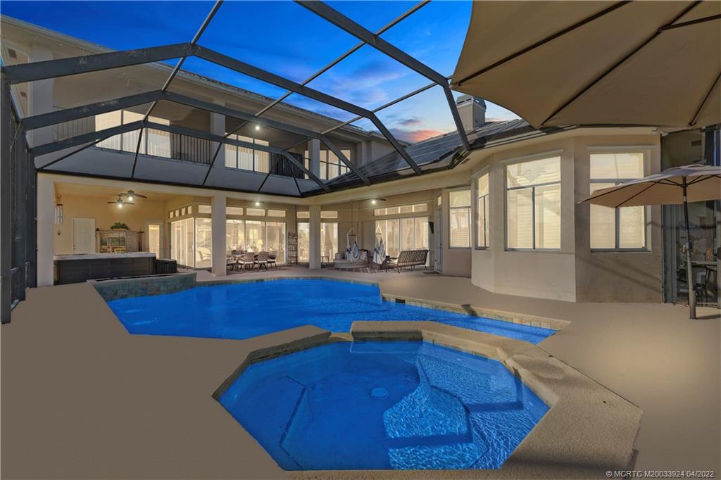 2937 Southwest Trailside Path Stuart, FL 34997 - Photo 62 of 78 Spacious screened pool area