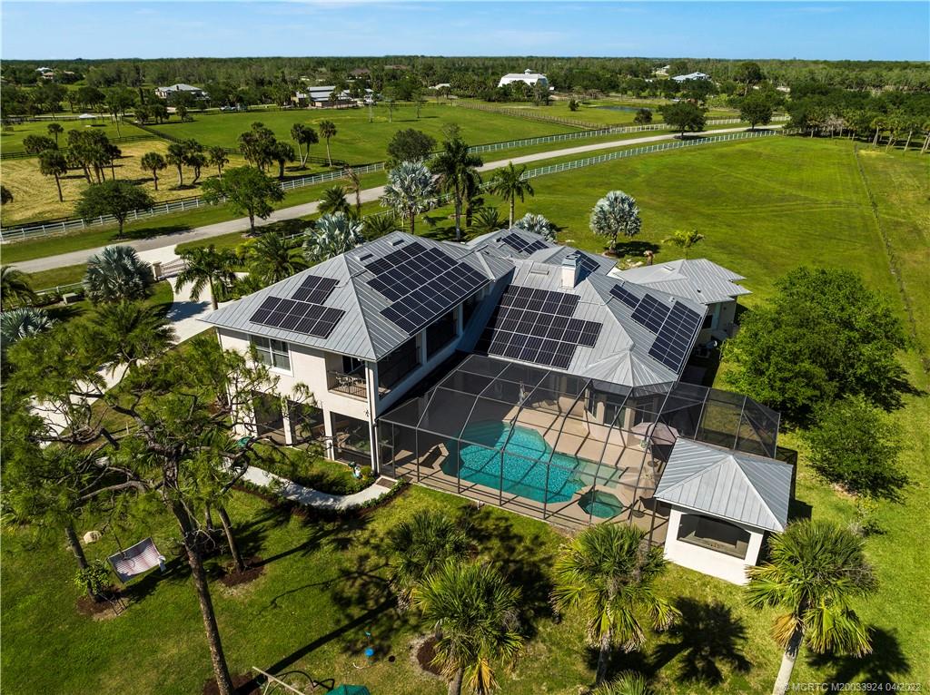 2937 Southwest Trailside Path Stuart, FL 34997 - Photo 72 of 78 Aerial view of back of home