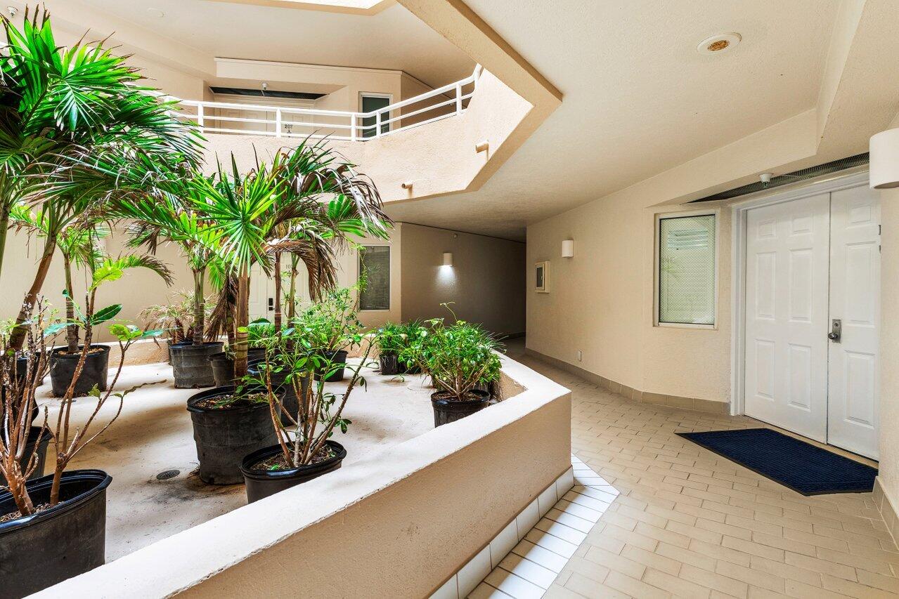 176 Helios Drive, Unit 104 Jupiter, FL 33477 - Photo 20 of 59 a view of a potted plants in a room next to a yard