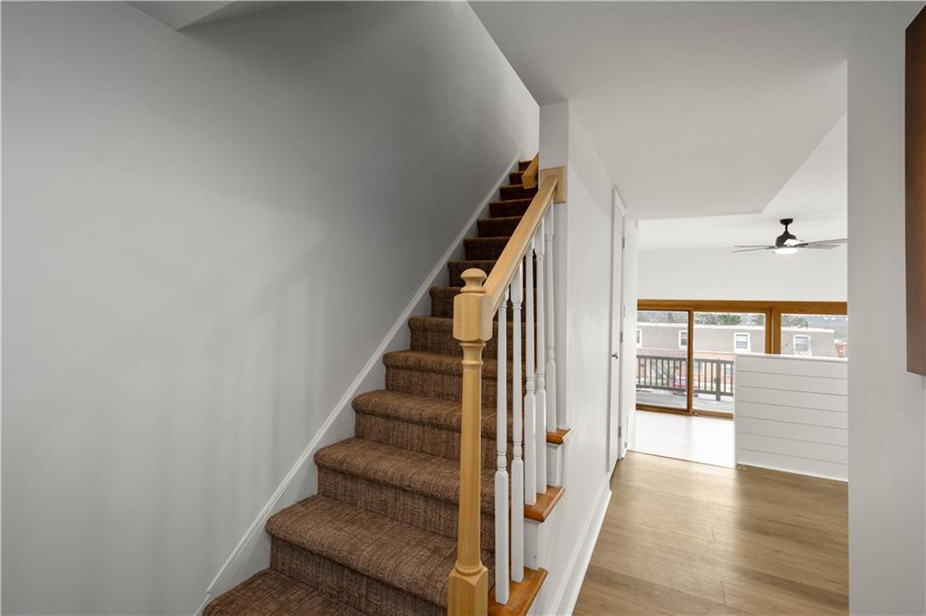 139 Community Court Pittsburgh, PA 15205 - Photo 6 of 32 a view of a hallway with wooden floor and entryway