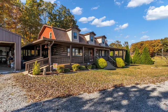 a view of a house with a patio