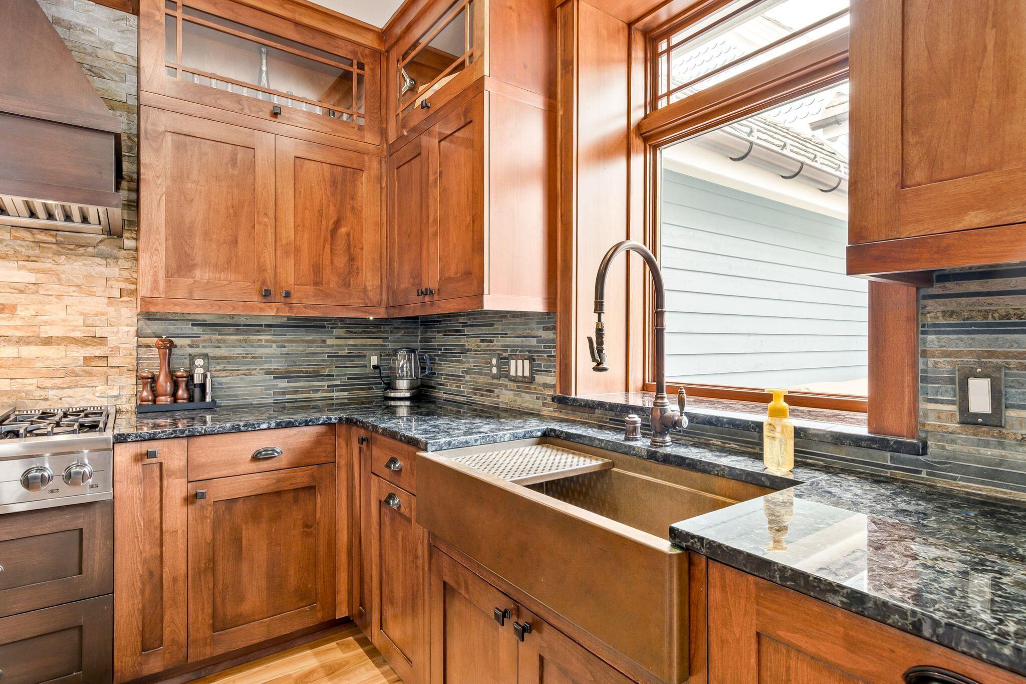 802 East Silver Spring Drive Whitefish Bay, WI 53217 - Photo 28 of 99 RACHELLE COPPER FARM SINK - WATERSTONE FAUCET - GARBAGE DISPOSAL