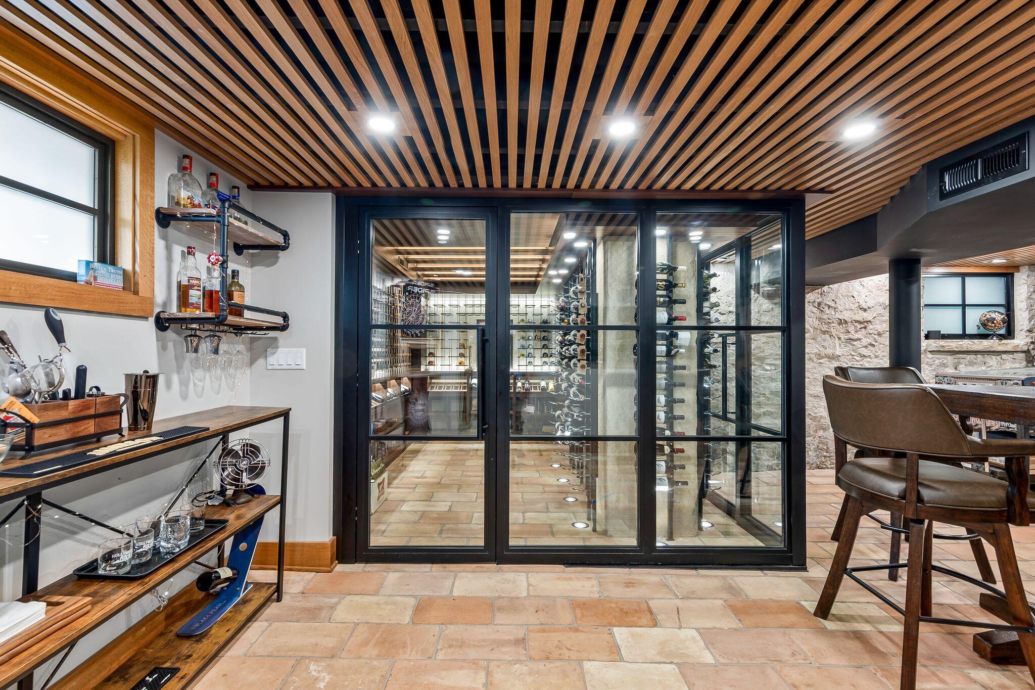 802 East Silver Spring Drive Whitefish Bay, WI 53217 - Photo 48 of 99 22.6 X10 WINE CELLAR CAN HOLD ALMOST 1,000 BOTTLES - THE FLOOR IS FRENCH ROOFING TILE IMPORTED FROM FRANCE