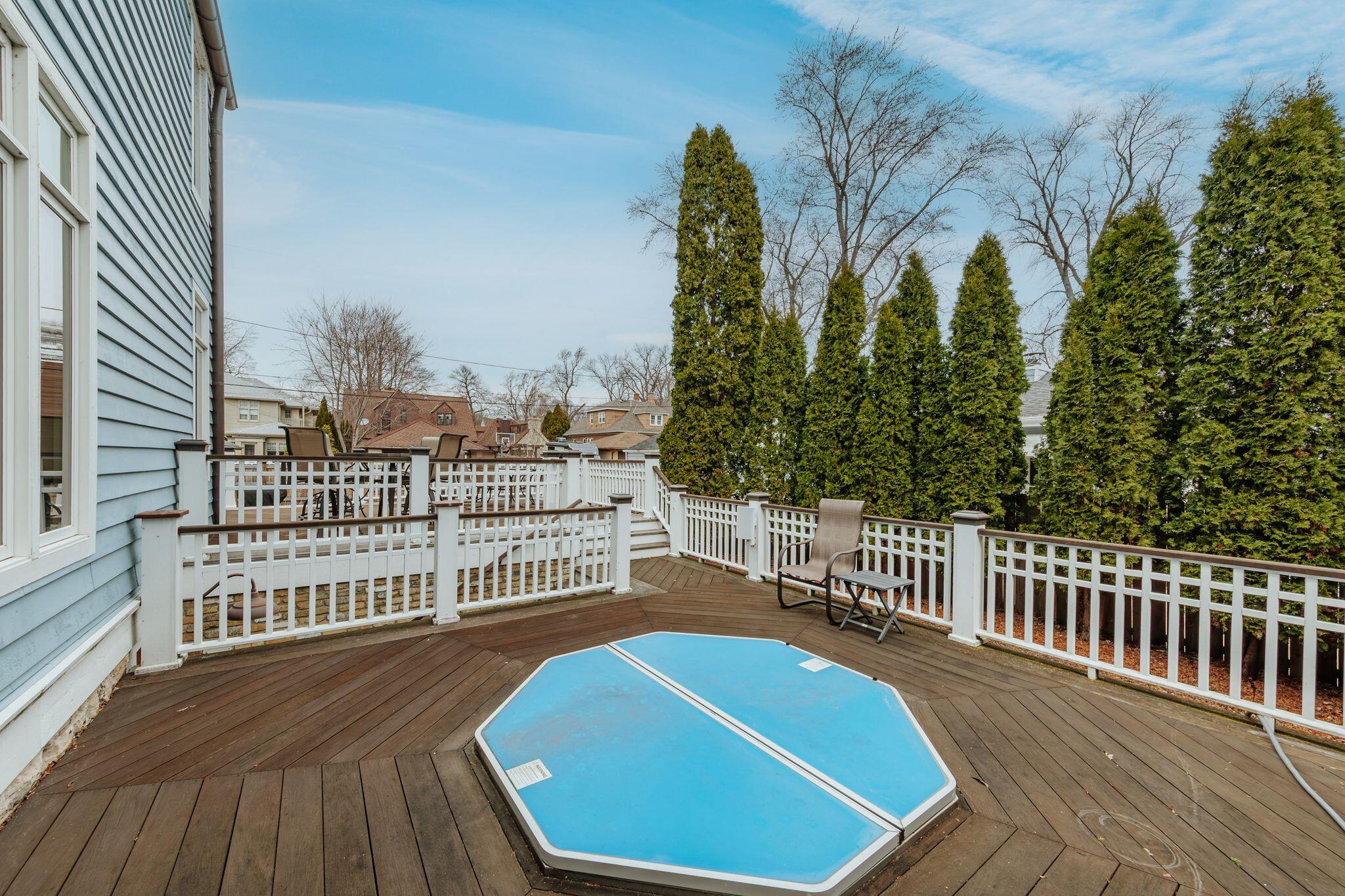 802 East Silver Spring Drive Whitefish Bay, WI 53217 - Photo 77 of 99 HOT TUB ON THE DECK