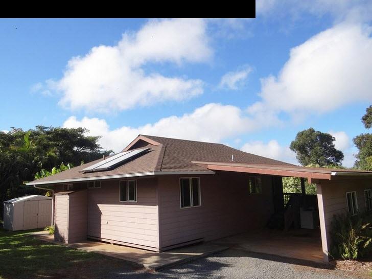 1450 Kauhikoa Road Haiku, HI 96708 - Photo 23 of 30 a front view of house with yard