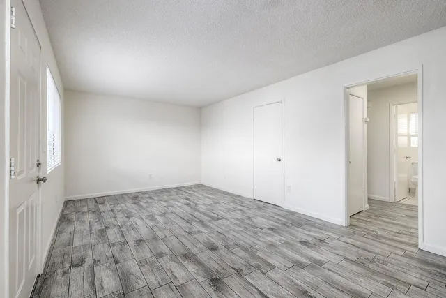 wooden floor in an empty room