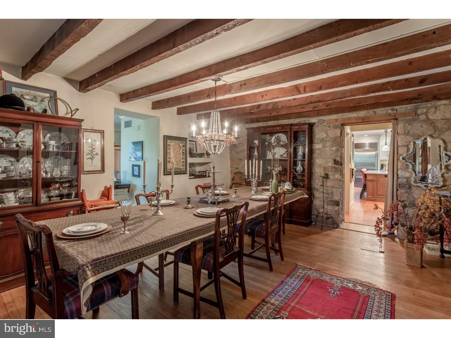 7174 Centerbridge Road New Hope, PA 18938 - Photo 16 of 24 a view of a dining room with furniture and window