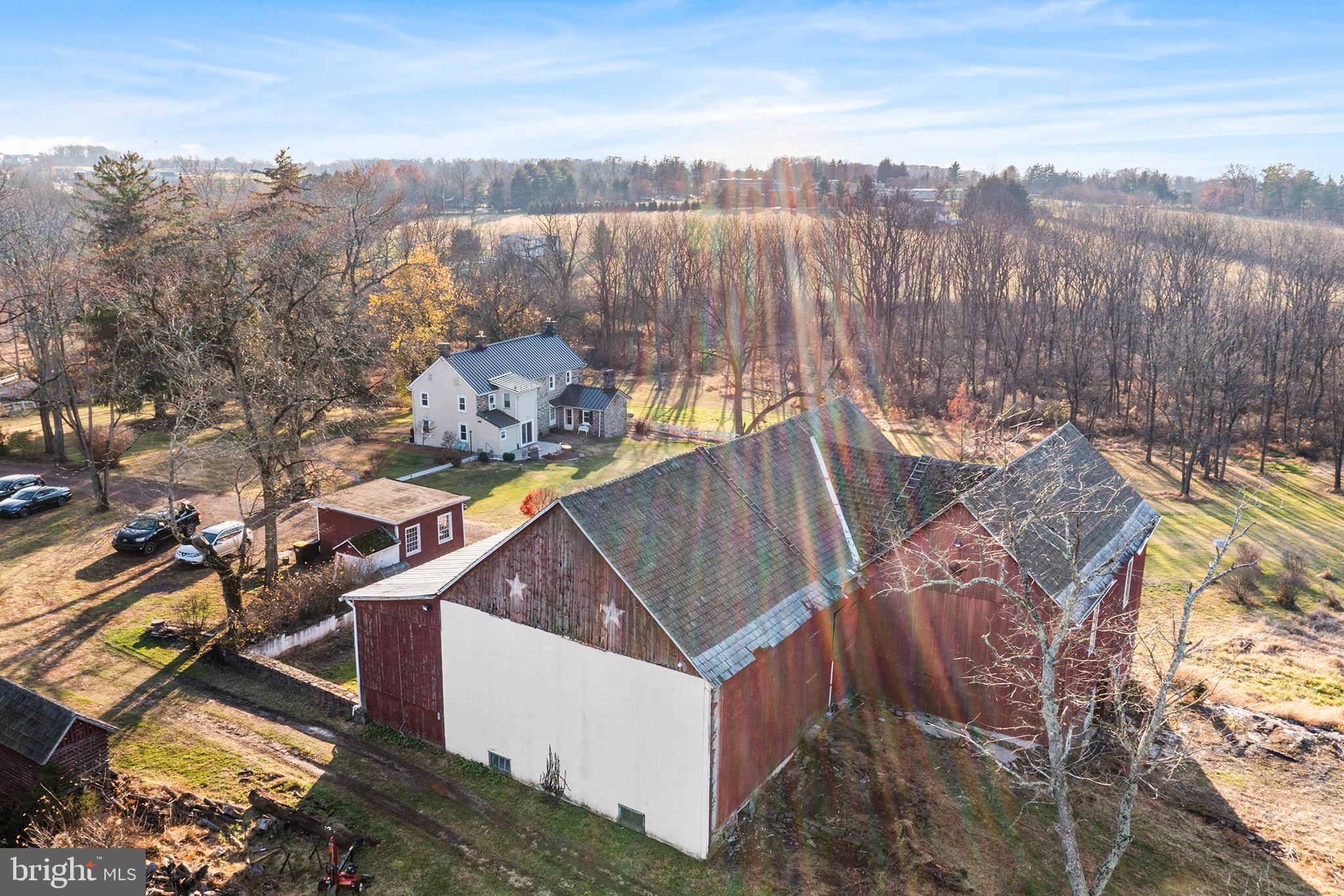 206 Twinbrook Road Perkasie, PA 18944 - Photo 41 of 46 a view of a city from a terrace
