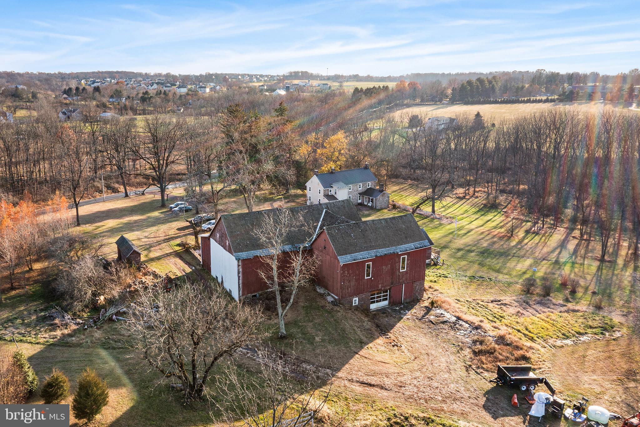 206 Twinbrook Road Perkasie, PA 18944 - Photo 42 of 46 a view of a swimming pool with a yard