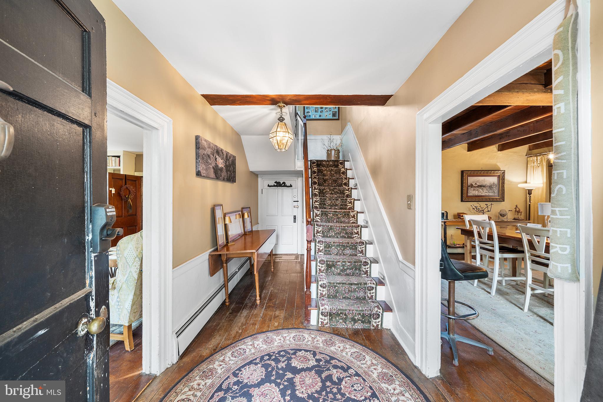 206 Twinbrook Road Perkasie, PA 18944 - Photo 6 of 46 a view of an entryway with wooden floor and stairs