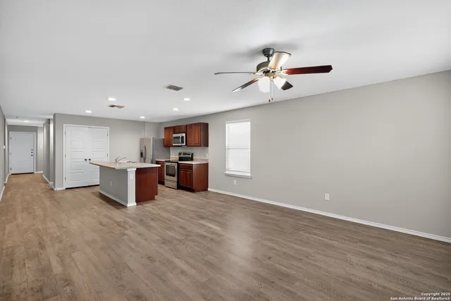 a view of kitchen with a sink