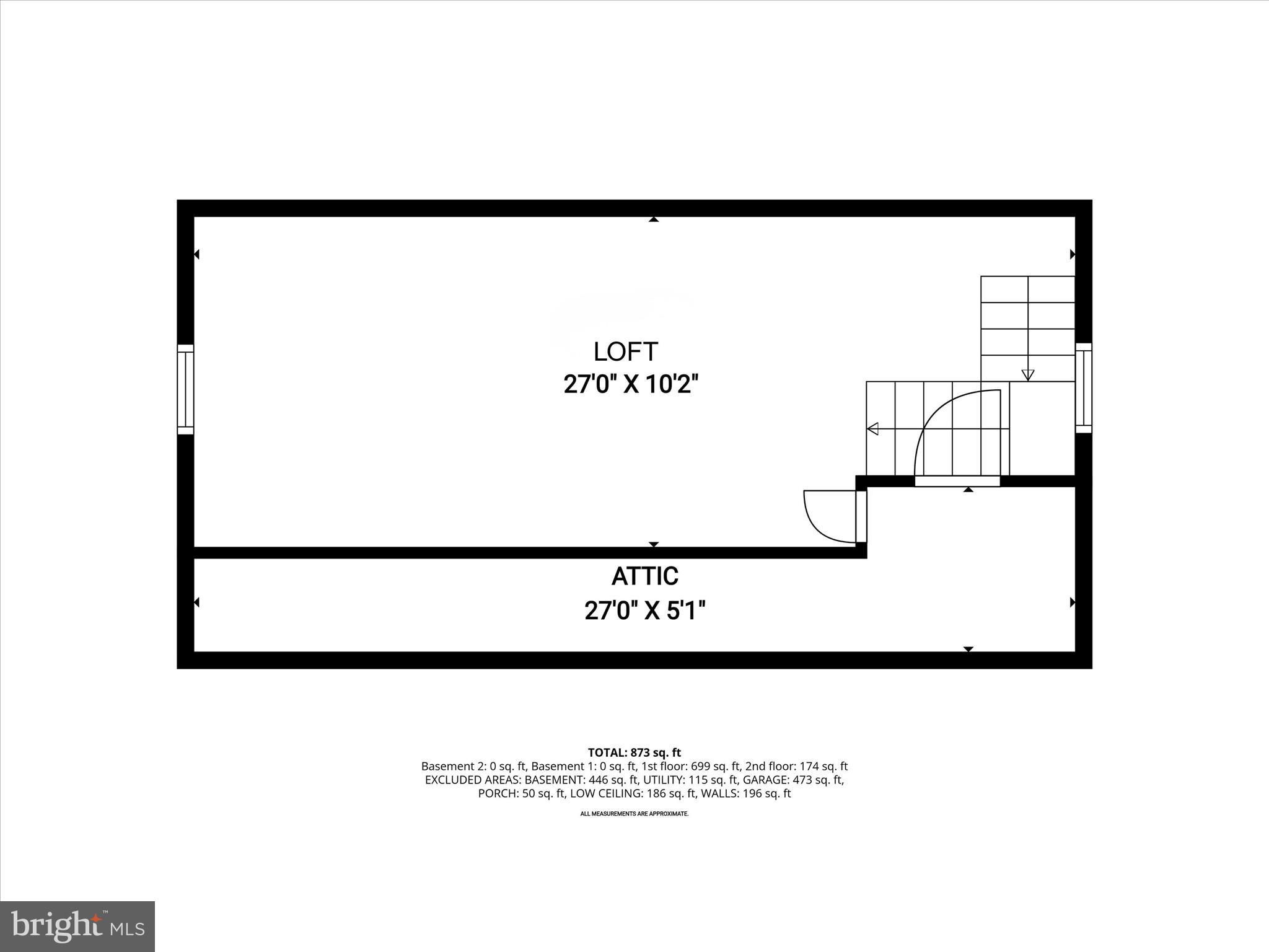 1218 Rustic Avenue Rosedale, MD 21237 - Photo 31 of 34 Upper Level Floor Plan