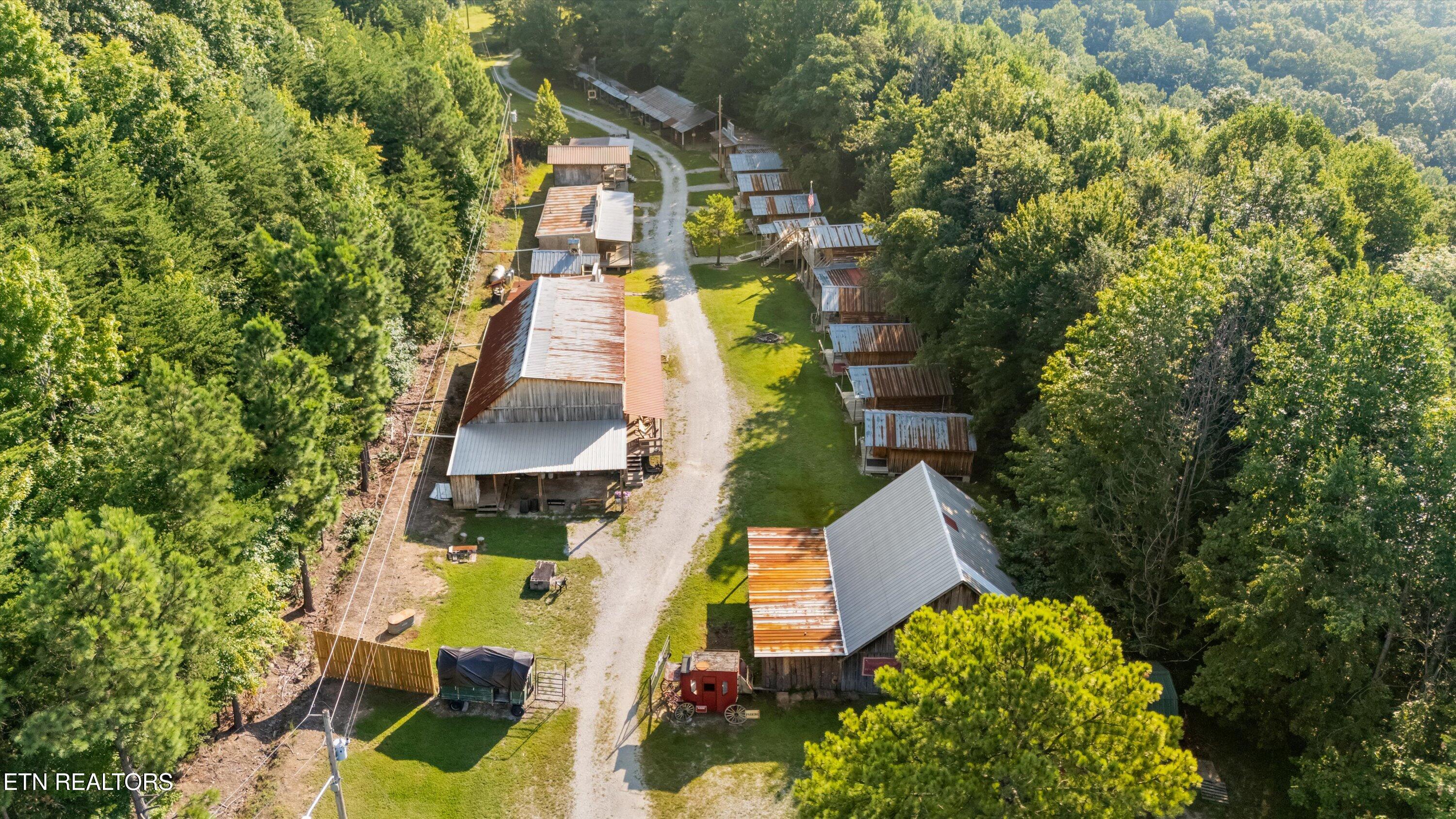 517 Adkins Trail Winfield, TN 37892 - Photo 2 of 53 Aerial view of western town