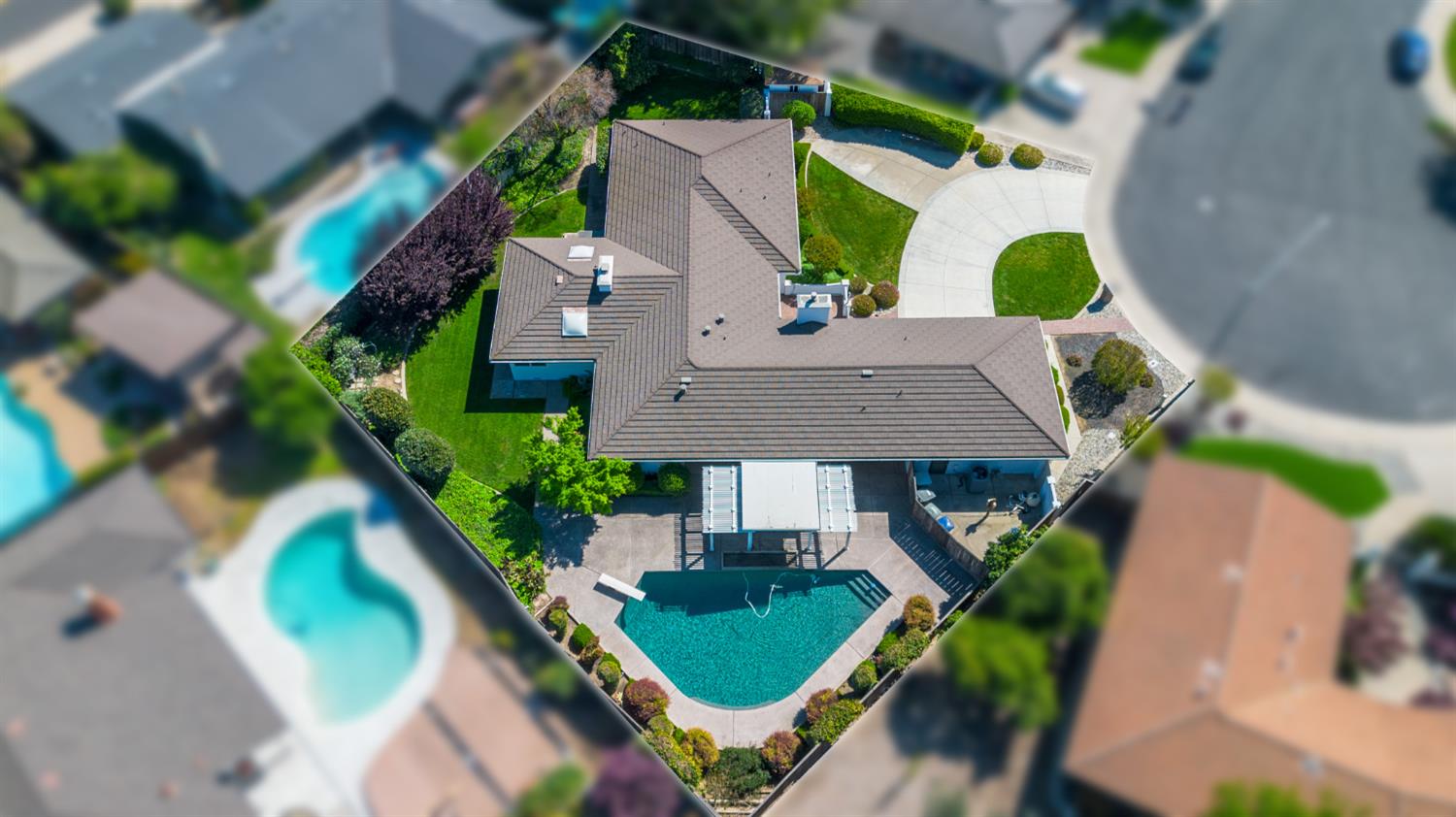 908 Newcastle Court Modesto, CA 95355 - Photo 24 of 25 an aerial view of a house