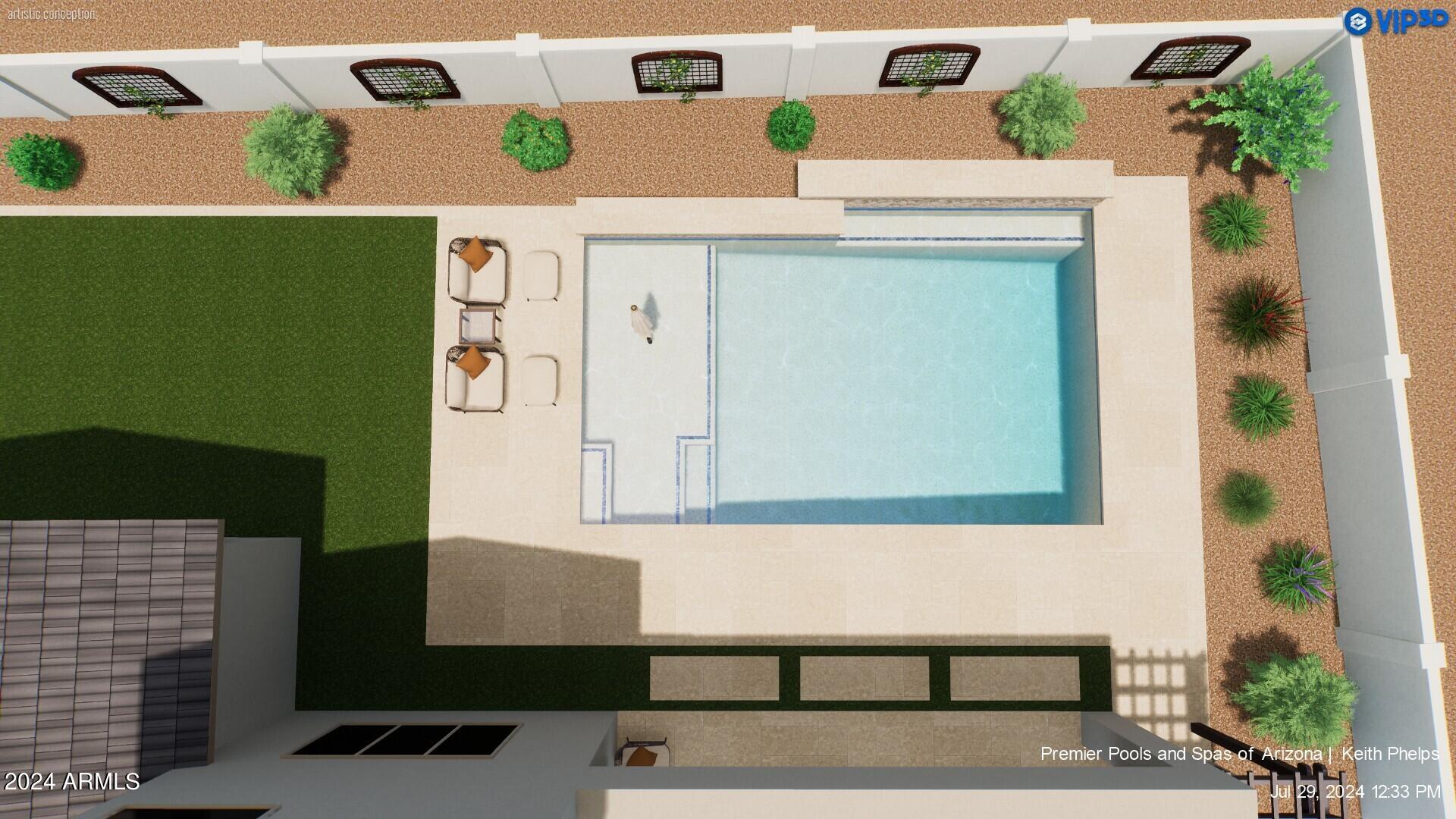 18495 East Ranch Road Queen Creek, AZ 85142 - Photo 70 of 75 Pool Drawing 3