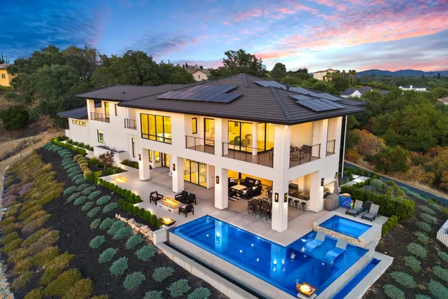 a front view of a building