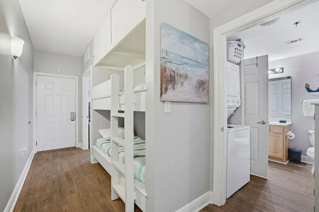 a view of a walk in closet