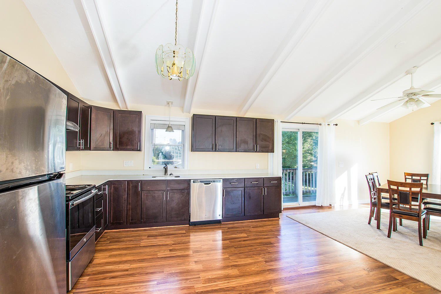 56 Daisy Hill Road Hyannis, MA 02601 - Photo 10 of 38 a view of a kitchen with cabinets and wooden floor