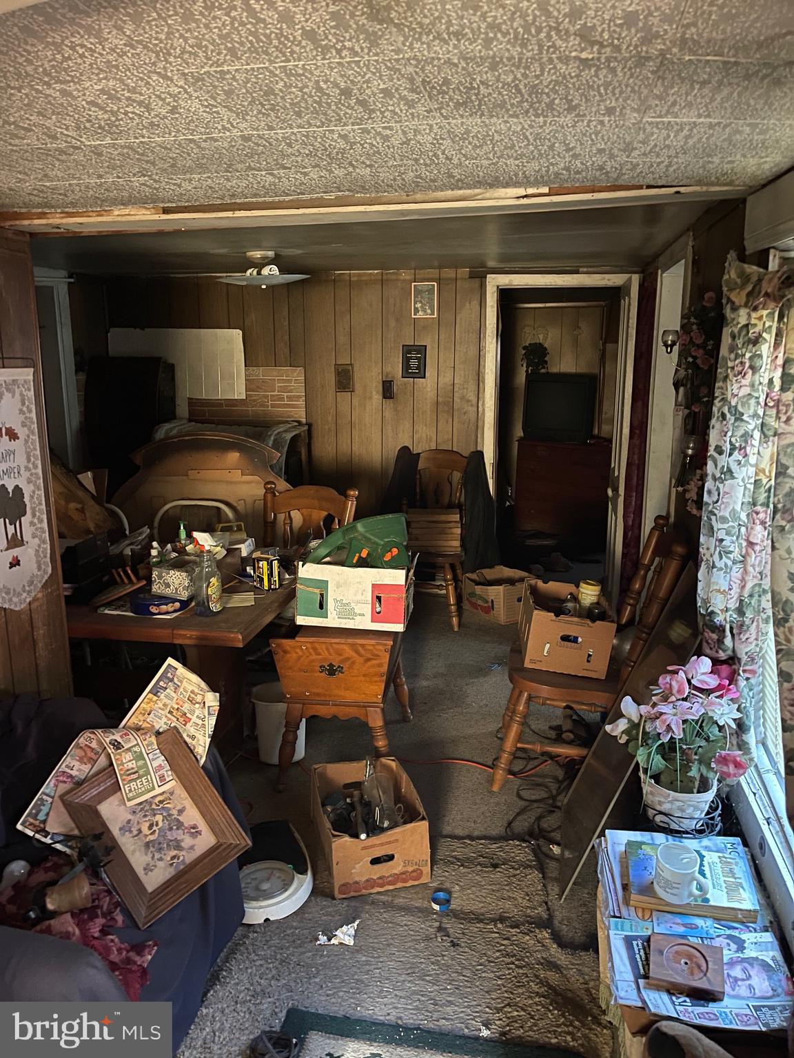 12173 Laurel Road Mardela Springs, MD 21837 - Photo 5 of 11 a living room with furniture a flat screen tv and a fireplace
