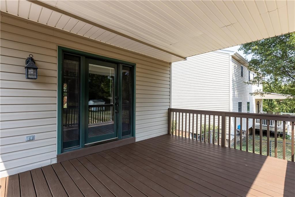 1552 Cathell Road Pittsburgh, PA 15236 - Photo 26 of 34 a view of a wooden deck