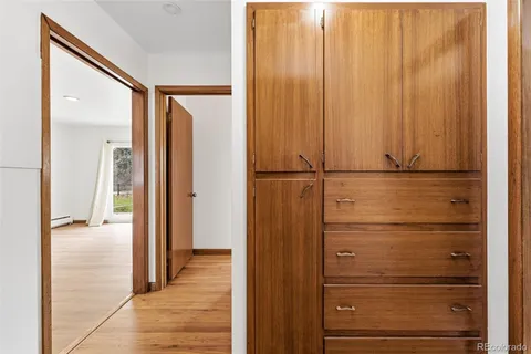 a view of walk in closet