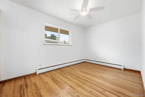 wooden floor in an empty room