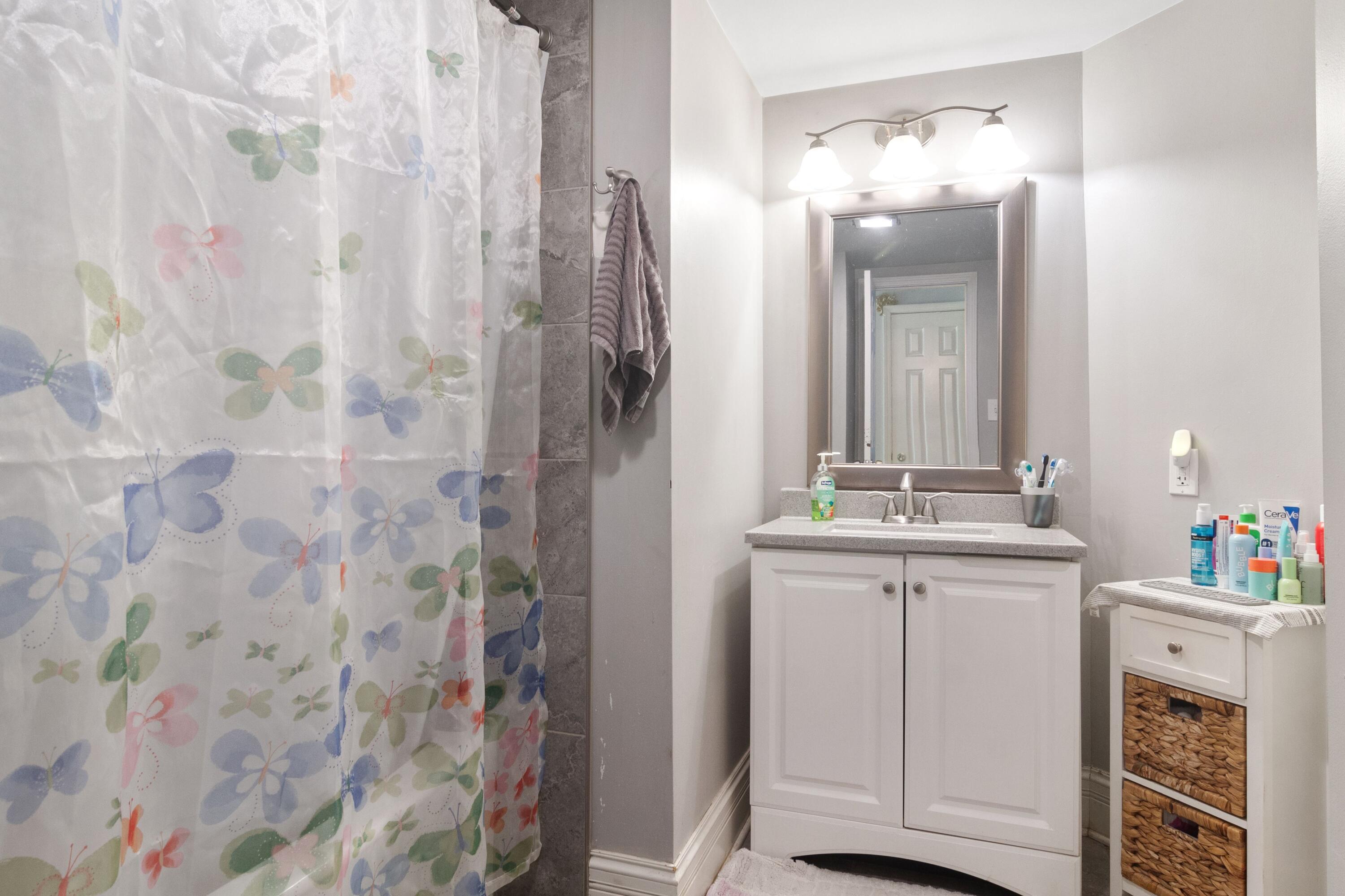 1847 Springvale Drive Crown Point, IN 46307 - Photo 13 of 22 a bathroom with a sink vanity and a mirror